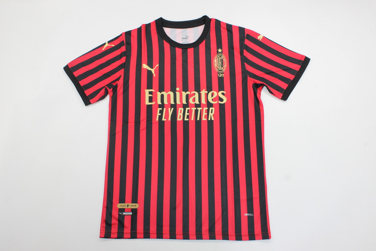 AAA Quality AC Milan 120th Anniversary Soccer Jersey